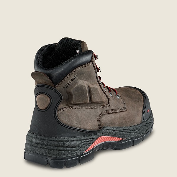 Red Wing Safety Boots Mens Dark Grey - King Toe® Adc - 6-inch Insulated Waterproof Csa Toe - 3752014